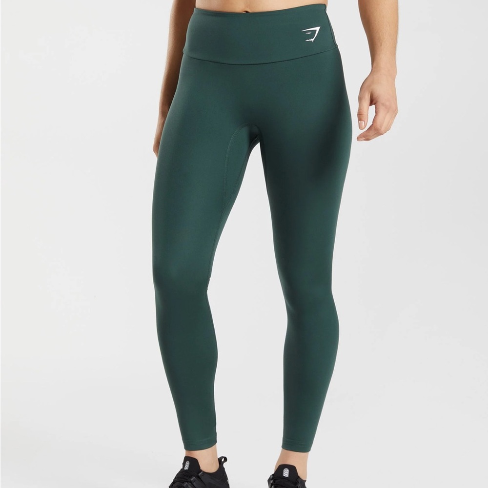 Gymshark training leggings Obsidian Green